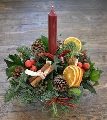 Christmas Candle Table Centres