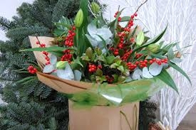 Festive Hand Tied Bouquet