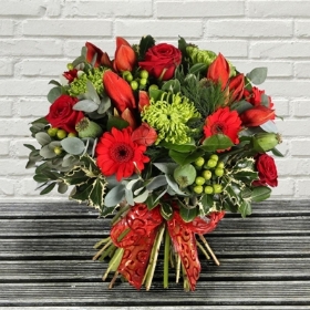 Festive Hand Tied Bouquet